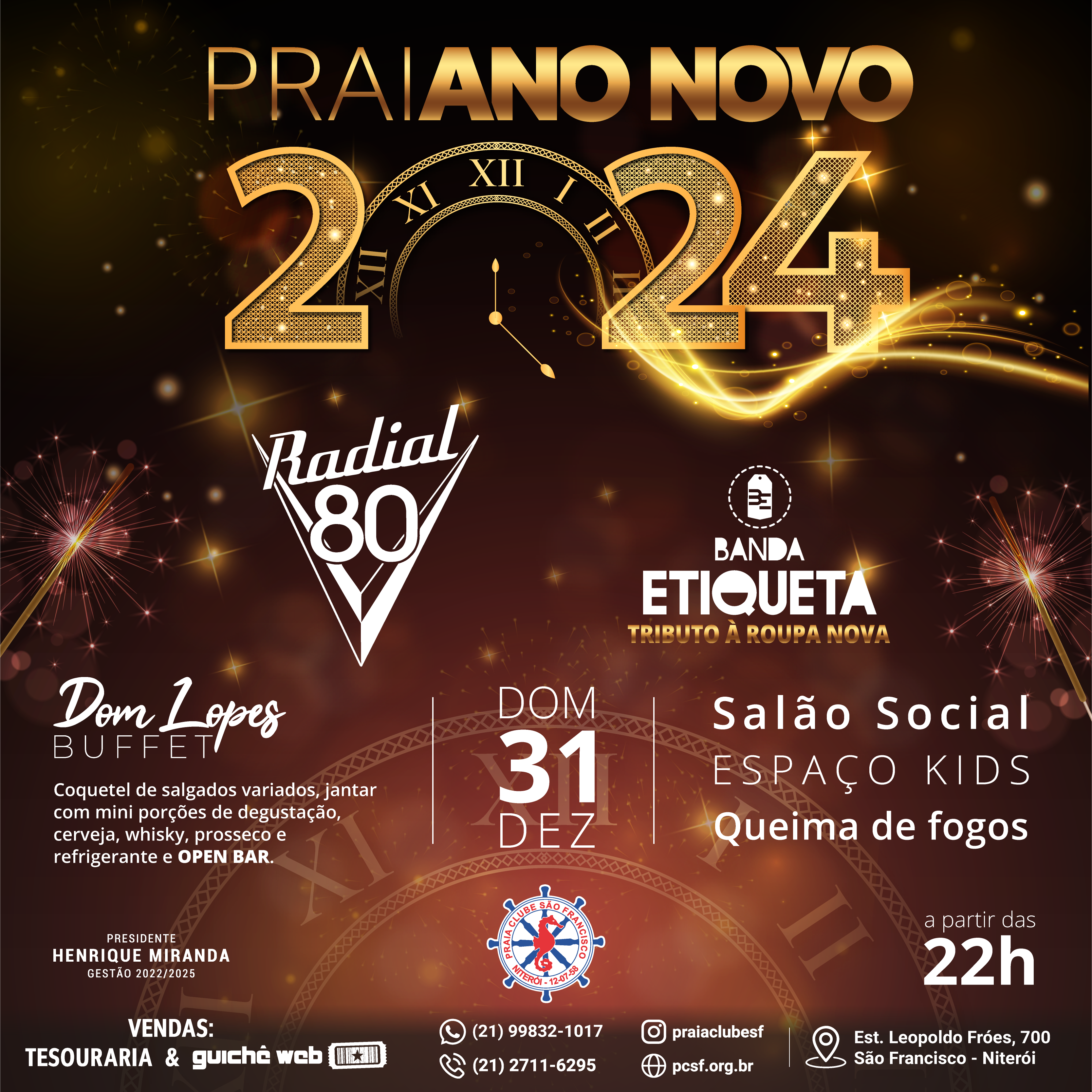 Réveillon Praia Club 2023